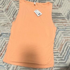 Peach Sleeveless Tank Top
